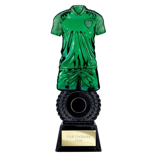 Intensity Football Award Metallic Green & Carbon Black 260mm