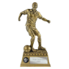 The Classic Football Male Figurine Metallic Antique Gold 300mm