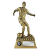 The Classic Football Male Figurine Metallic Antique Gold 400mm