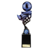 Innov8 Football Plastic Trophy Blue & Black 275mm