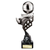 Innov8 Football Plastic Trophy Silver & Black 230mm