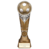 Ikon Tower Football Award Antique Silver & Gold 225mm