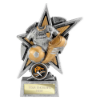Speedstar Football Award Antique Silver & Gold 160mm