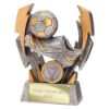 Flashbolt Football Resin Award Silver 140mm
