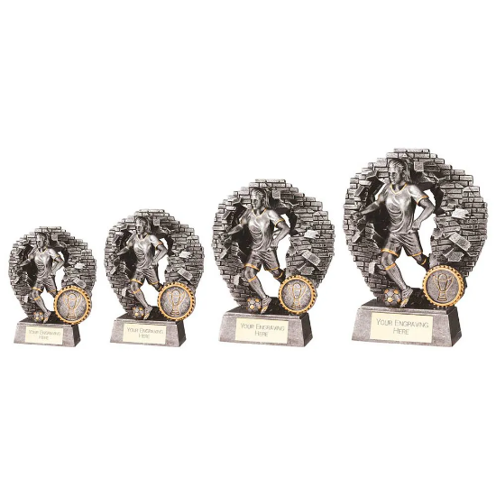 Blast Out Female Football Resin Award
