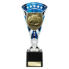Cobra Star Cup Football Goal Keeper Silver & Blue 230mm