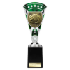 Cobra Star Cup Football Goal Keeper Silver & Green 255mm