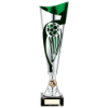 Champions Football Cup Silver & Green 340mm
