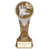 Ikon Tower Goalkeeper Award Antique Silver & Gold 175mm