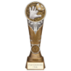 Ikon Tower Goalkeeper Award Antique Silver & Gold 225mm
