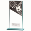 Mustang Football Jade Glass Award 180mm