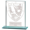Millennium Football Jade Glass Award 110mm