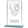 Millennium Football Jade Glass Award 140mm