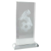 Motivation Football Crystal Award 185mm  (20mm Width)