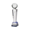 Legend Tower Crystal Football Award 220mm  (50mm Width)