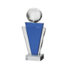 Gauntlet Football Crystal Award 180mm  (10mm Width)