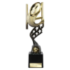 Innov8 Rugby Plastic Trophy Gold & Black 250mm