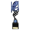 Innov8 Rugby Plastic Trophy Blue & Black 250mm