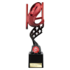 Innov8 Rugby Plastic Trophy Red & Black 250mm