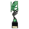 Innov8 Rugby Plastic Trophy Green & Black 250mm