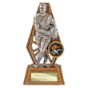 Immense Rugby Award Antique Gold & Silver 150mm