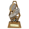 Immense Rugby Award Antique Silver & Gold 150mm
