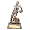 Stormer Rugby Female Award Antique Silver & Gold 160mm
