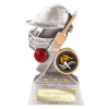 Smash Cricket Award Antique Silver & Gold 160mm