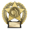 Emperor Star Cricket Plaque Gold 120mm