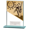 Mustang Cricket Jade Glass Award 125mm