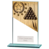 Mustang Snooker Jade Glass Award 140mm