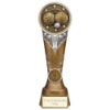 Ikon Tower Lawn Bowls Award Antique Silver & Gold 225mm