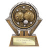 Apex Ikon Lawn Bowls Award Gold & Silver 130mm
