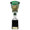 Cobra Star Cup Lawn Bowls Silver & Green 255mm