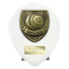 Cobra Shield Lawn Bowls Award Arctic White 125mm