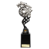 Innov8 Motorsport Plastic Trophy Silver & Black 250mm