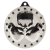 Cascade Stars Boxing Medal Silver 70mm