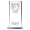 Millennium Boxing Jade Glass Award 180mm