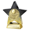 Superstar Netball Award Black & Gold 110mm