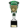Cobra Star Cup Netball Silver & Green 230mm