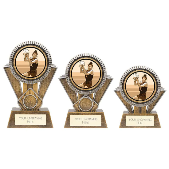 Apex Netball Award Gold & Silver