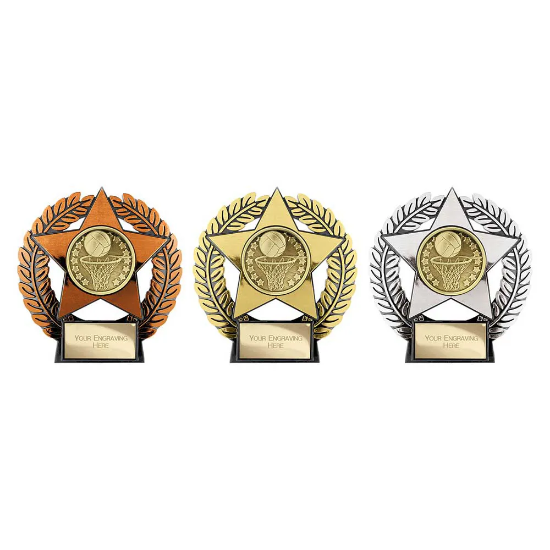 Emperor Star Netball Plaque