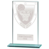 Millennium Netball Jade Glass Award 140mm