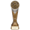 Ikon Tower Hockey Award Antique Silver & Gold 225mm