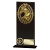 Maverick Hero Equestrian Glass Award Jet Black 200mm