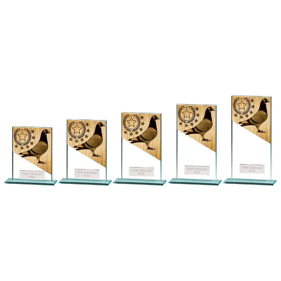 Mustang Pigeon Jade Glass Award