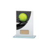 Colour Curve Tennis Jade Glass Award 140mm