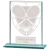 Millennium Tennis Jade Glass Award 110mm