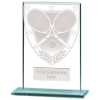 Millennium Tennis Jade Glass Award 125mm