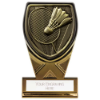 Fusion Cobra Badminton Plaque Award Black & Gold 110mm